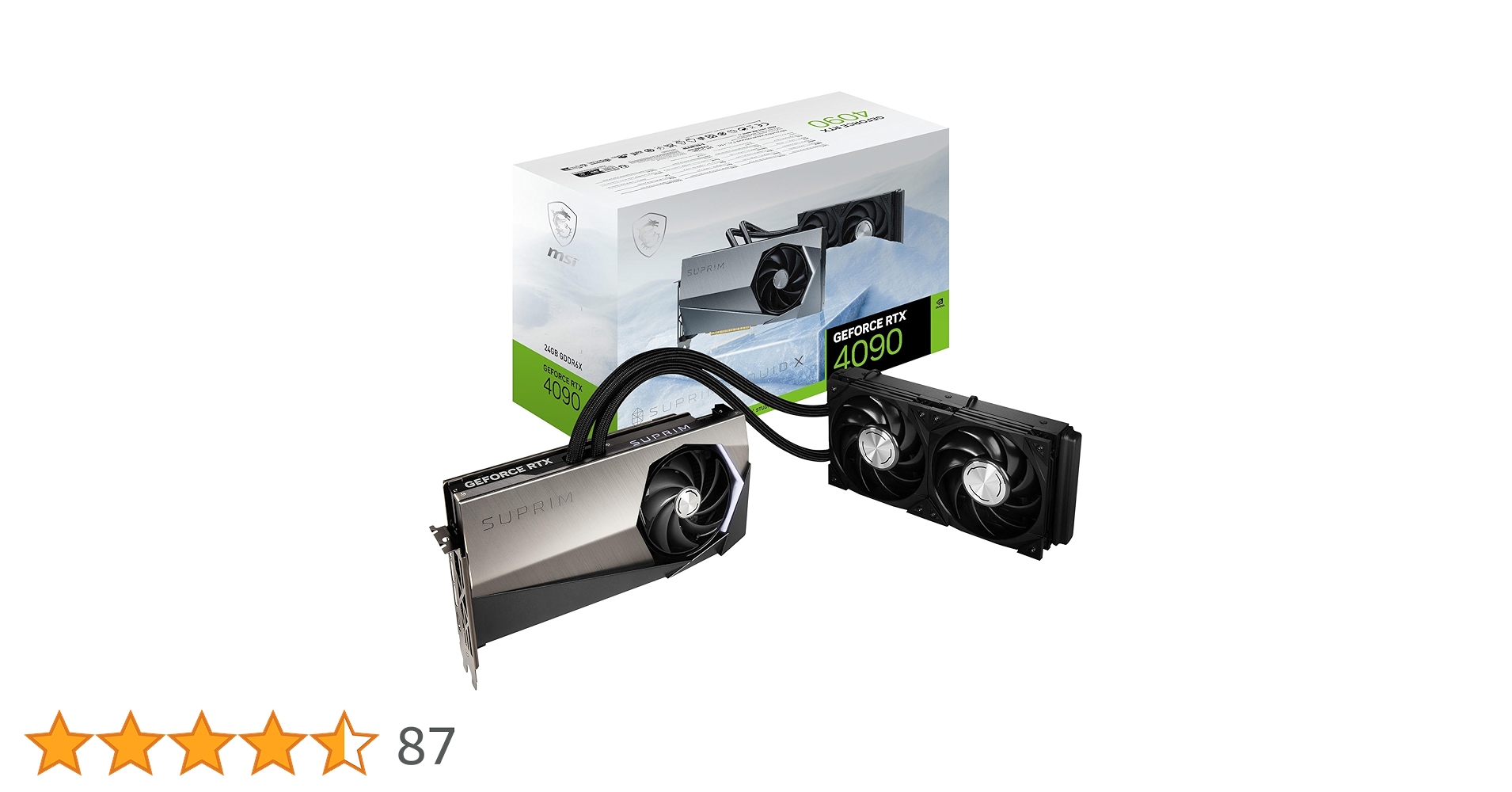 MSI GeForce RTX 4090 SUPRIM Liquid X 24G Carte graphique de